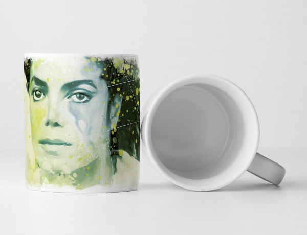 Michael Jackson VI Tasse als Geschenk, Design Sinus Art