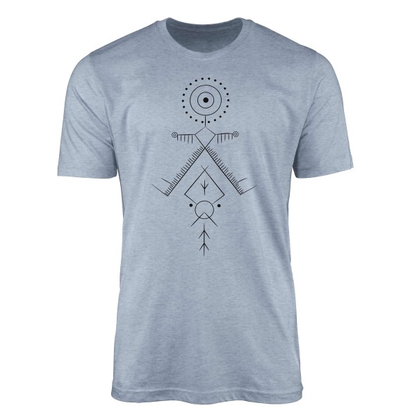 Premium T-Shirt Alchemy Serie Symbole angenehmer Tragekomfort feine Struktur No.0044
