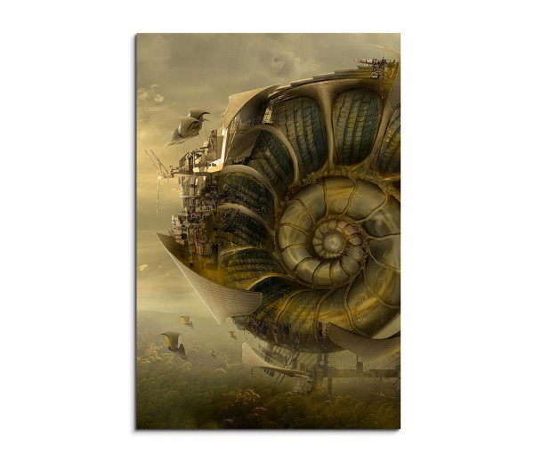 Nautilus Shell Fantasy Art 90x60cm