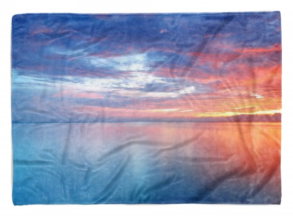 Handtuch Strandhandtuch Saunatuch Kuscheldecke mit Fotomotiv Malerisch Meer Abe