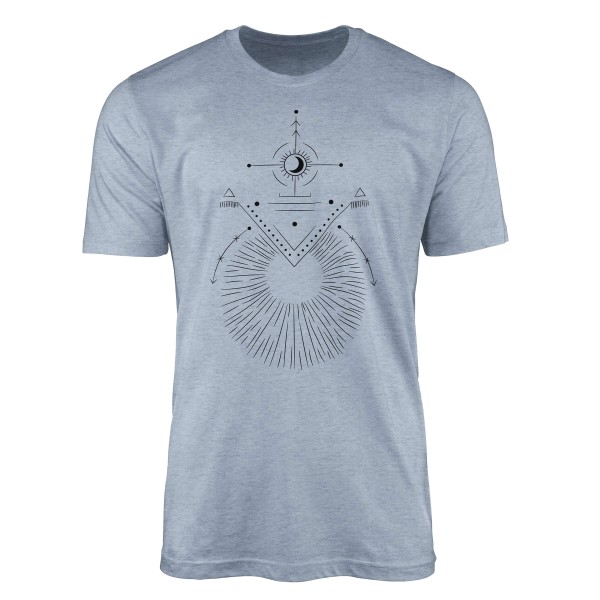 Premium T-Shirt Alchemy Serie Symbole angenehmer Tragekomfort feine Struktur No.0046