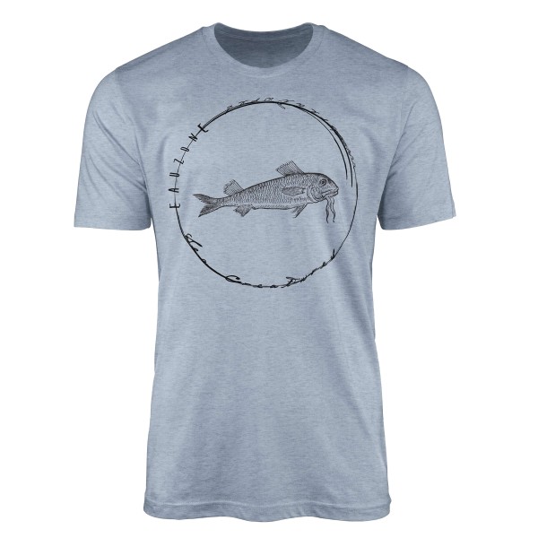 T-Shirt Tiefsee Fische - Serie: Sea Creatures , feine Struktur und sportlicher Schnitt / Sea 024