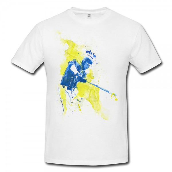 Baseball II Premium Herren und Damen T-Shirt Motiv aus Paul Sinus Aquarell
