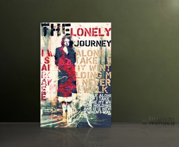 THE LONELY JOURNEY 80x120cm