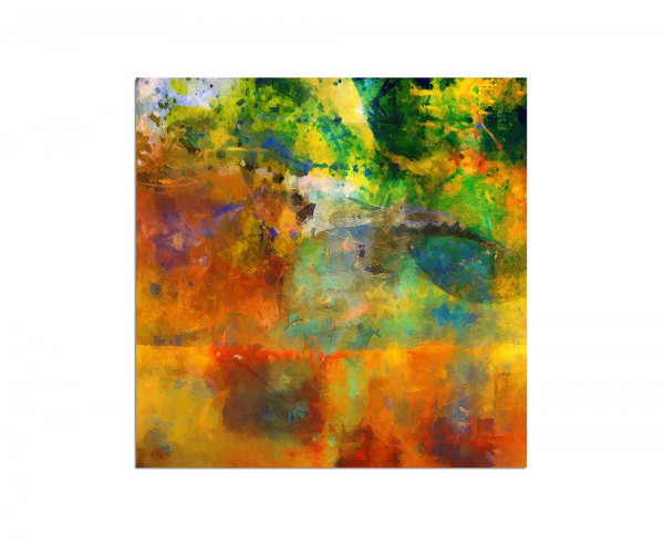 80x80cm Farben Malerei abstrakt farbenfroh