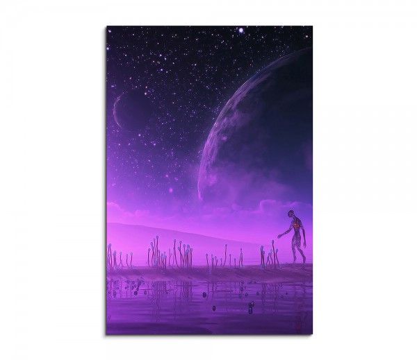 Purple Univers Fantasy 90x60cm