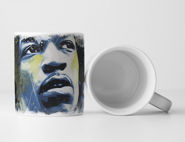 Jimi Hendrix I Tasse als Geschenk, Design Sinus Art