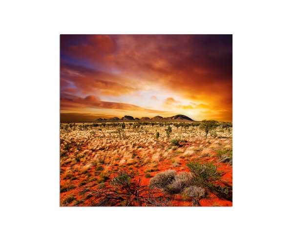 80x80cm Australien Landschaft Sonnenuntergang