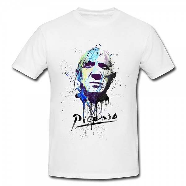 Pablo Picasso II Premium Herren und Damen T-Shirt Motiv aus Paul Sinus Aquarell
