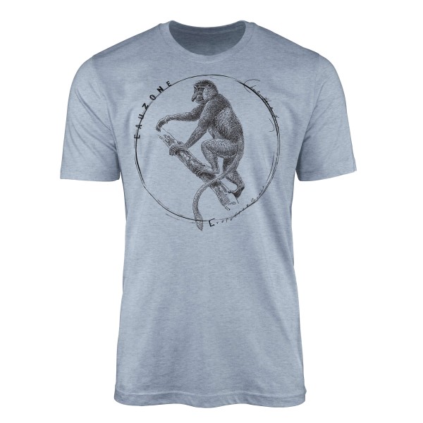 Evolution Herren T-Shirt Nasenaffe