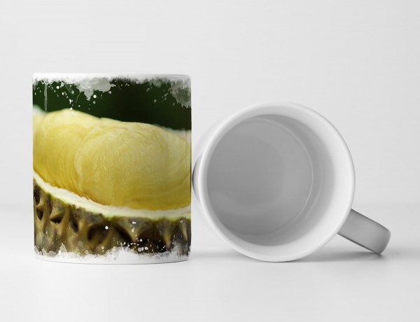 Tasse Geschenk Food-Fotografie - Durianfrucht 