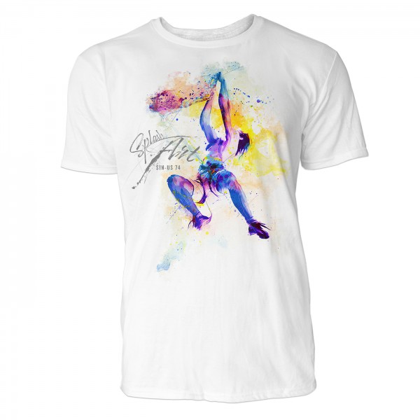 Klettern Sinus Art ® T-Shirt Crewneck Tee with Frontartwork