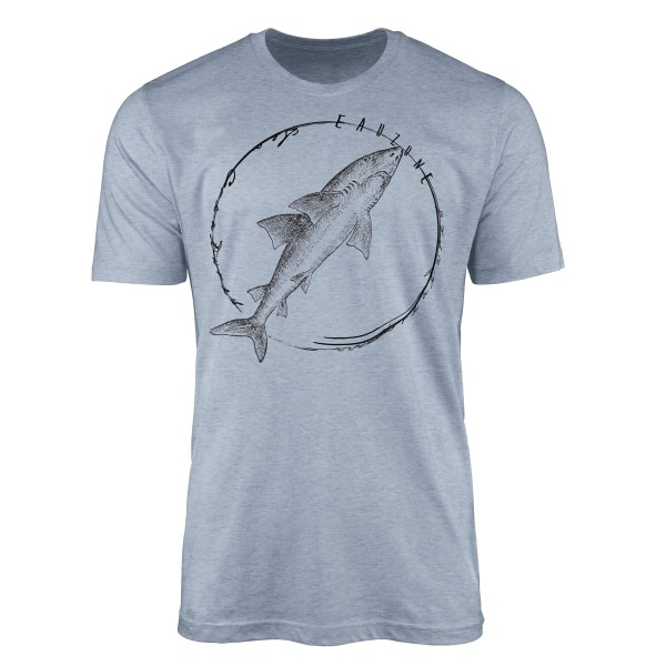 T-Shirt Tiefsee Fische - Serie: Sea Creatures , feine Struktur und sportlicher Schnitt / Sea 095