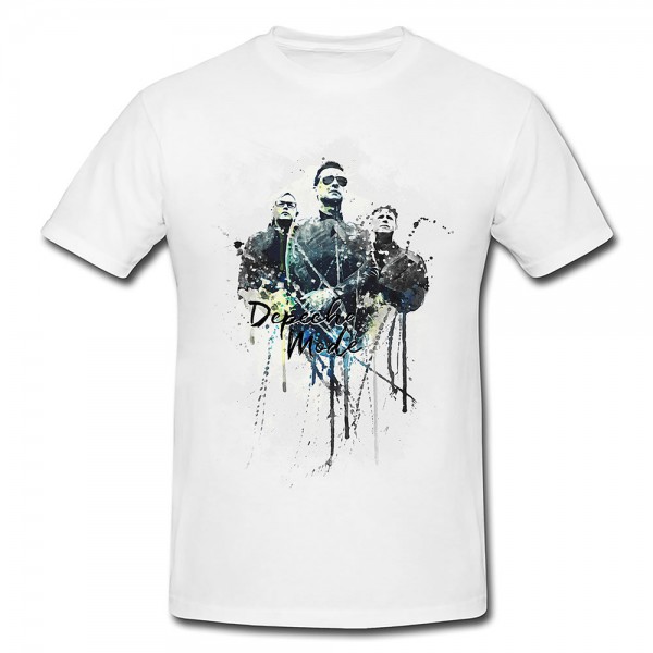 Depeche Mode Premium Herren und Damen T-Shirt Motiv aus Paul Sinus Aquarell