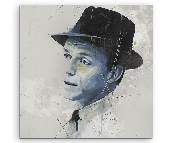Frank Sinatra Aqua 60x60cm Aqua Art Wandbild