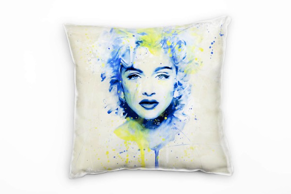 Madonna III Deko Kissen Bezug 40x40cm für Couch Sofa Lounge Zierkissen
