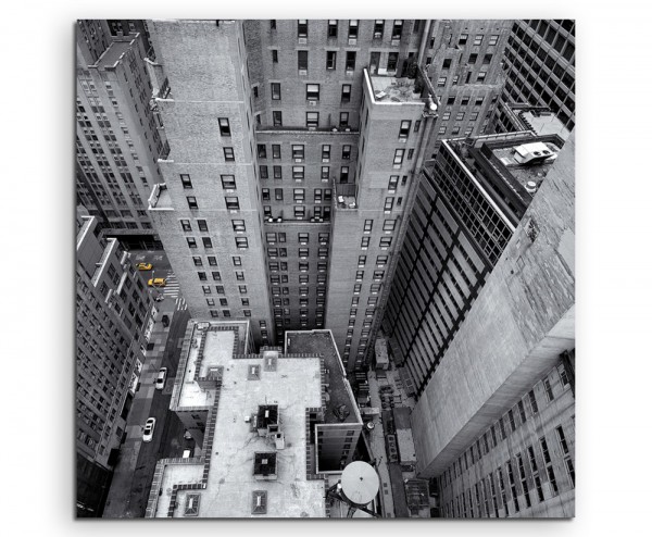Urbane Fotografie - New York aus der Höhe auf Leinwand