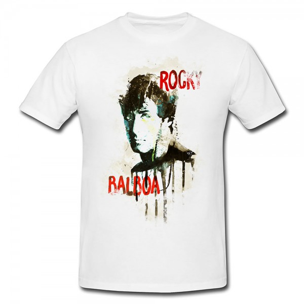 Rocky Balboa Premium Herren und Damen T-Shirt Motiv aus Paul Sinus Aquarell