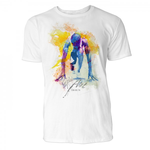 Sprinter frontal Sinus Art ® T-Shirt Crewneck Tee with Frontartwork