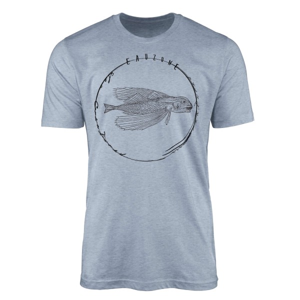 T-Shirt Tiefsee Fische - Serie: Sea Creatures , feine Struktur und sportlicher Schnitt / Sea 061