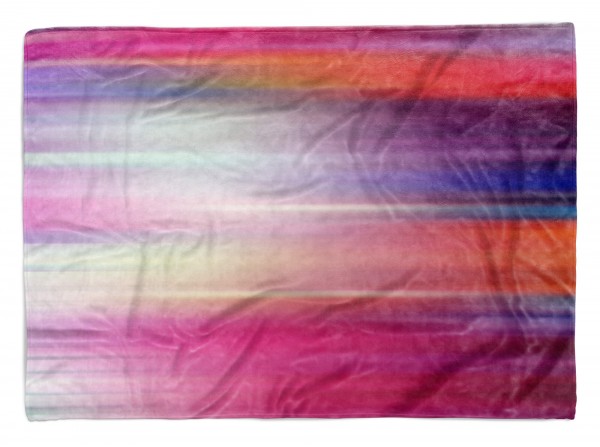 Handtuch Strandhandtuch Saunatuch Kuscheldecke mit Fotomotiv Farbstreifen Abstrakt Schön