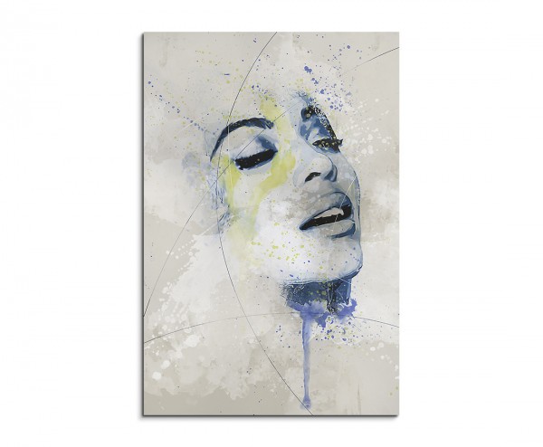 Beyonce Aqua 90x60cm Aqua Art Wandbild