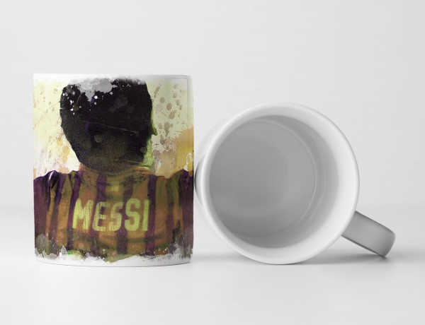 Messi Tasse als Geschenk, Design Sinus Art