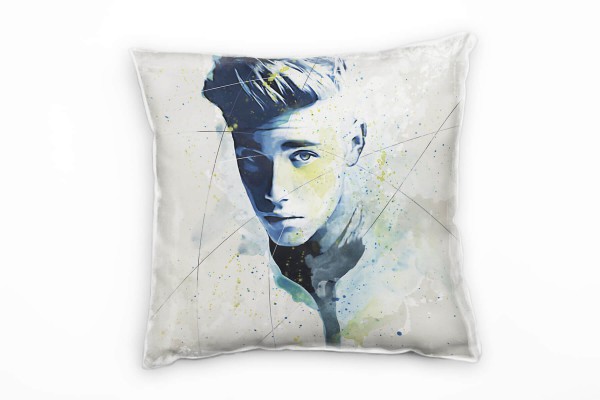 Justin Bieber Deko Kissen Bezug 40x40cm für Couch Sofa Lounge Zierkissen