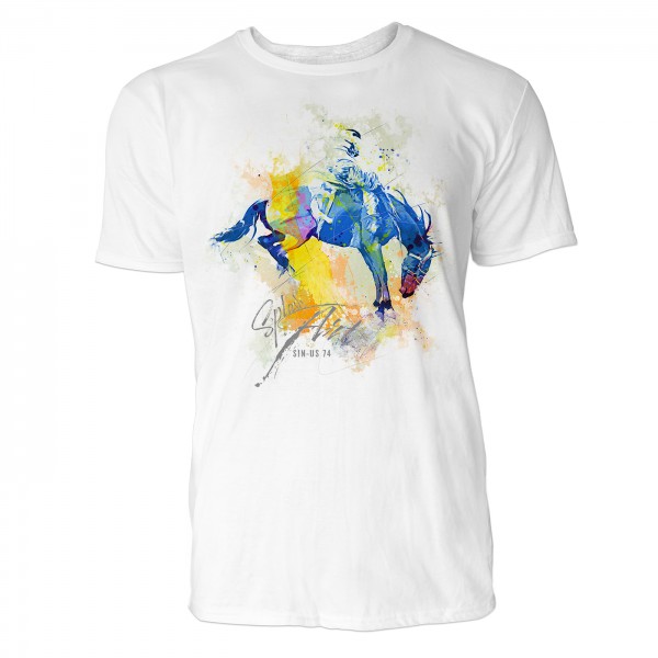 Pferdesport Sinus Art ® T-Shirt Crewneck Tee with Frontartwork