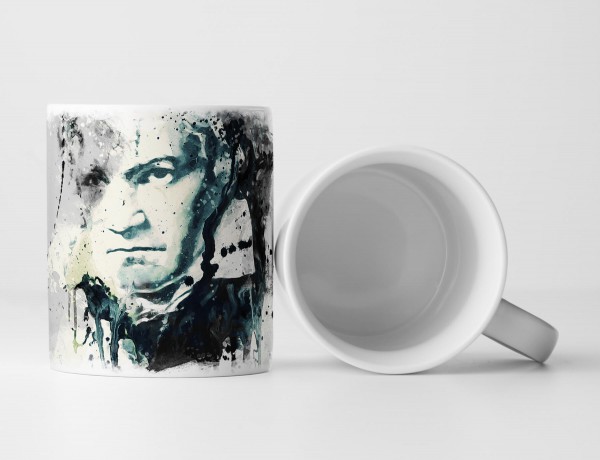 Ludwig van Beethoven Tasse als Geschenk, Design Sinus Art