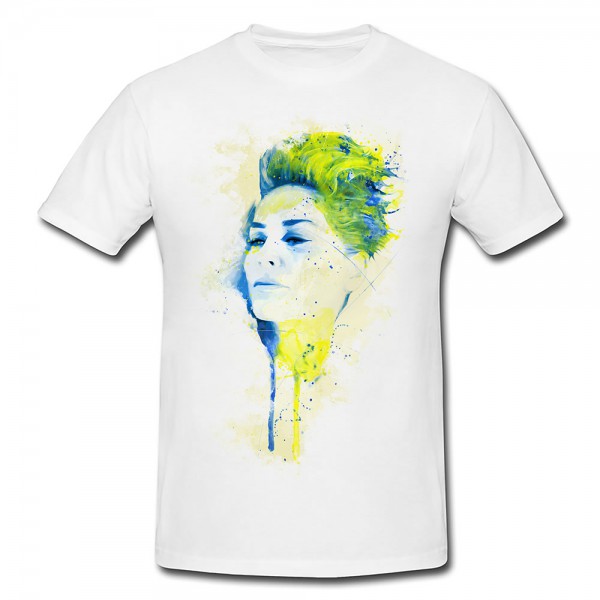Sharon Stone V Premium Herren und Damen T-Shirt Motiv aus Paul Sinus Aquarell