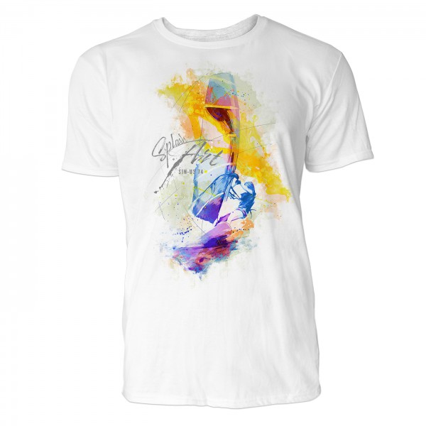 Windsurferin Sinus Art ® T-Shirt Crewneck Tee with Frontartwork