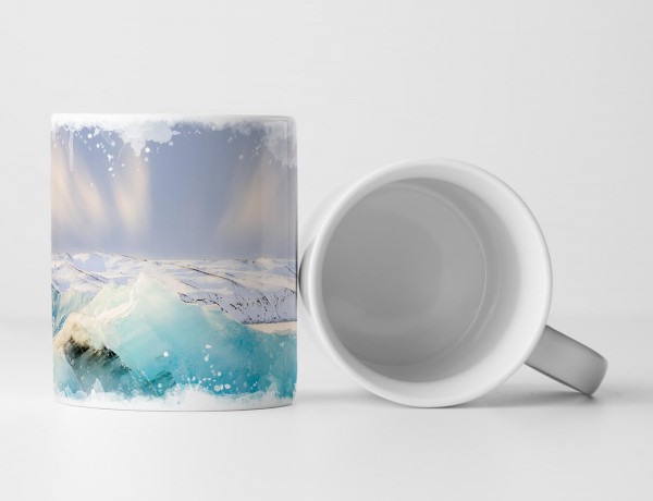 Tasse Geschenk Landschaftsfotografie – Jokulsarlon Gletscher Island