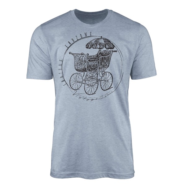 Vintage Herren T-Shirt Kinderwagen