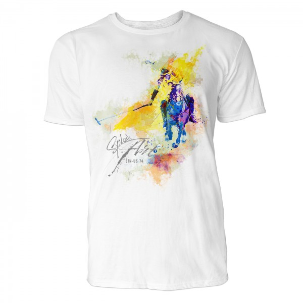 Polo frontal Sinus Art ® T-Shirt Crewneck Tee with Frontartwork