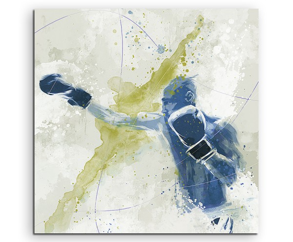 Boxen 60x60cm SPORTBILDER Paul Sinus Art Splash Art Wandbild Aquarell Art