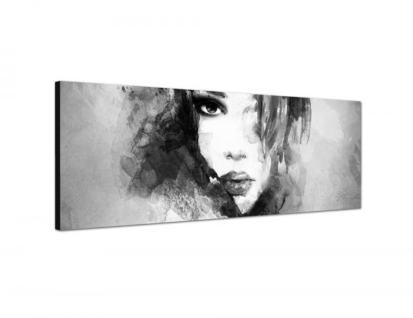 150x50cm Handmalerei Kunst Frau Mädchen Gesicht