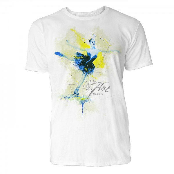 Eiskunstläuferin Sinus Art ® T-Shirt Crewneck Tee with Frontartwork