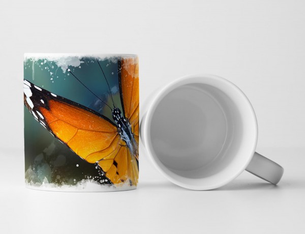 Tasse Geschenk Tierfotografie – Kleiner Monarch Schmetterling