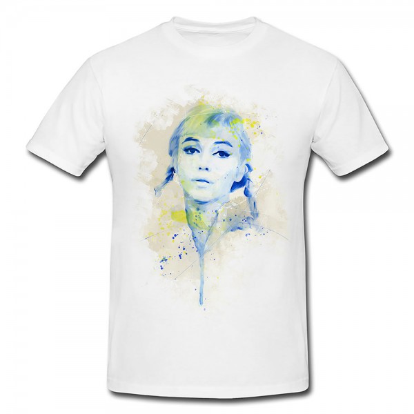 Marilyn Monroe VIII Premium Herren und Damen T-Shirt Motiv aus Paul Sinus Aquarell