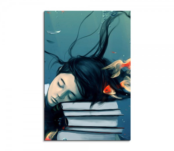 Sleeping Girl Painting 90x60cm
