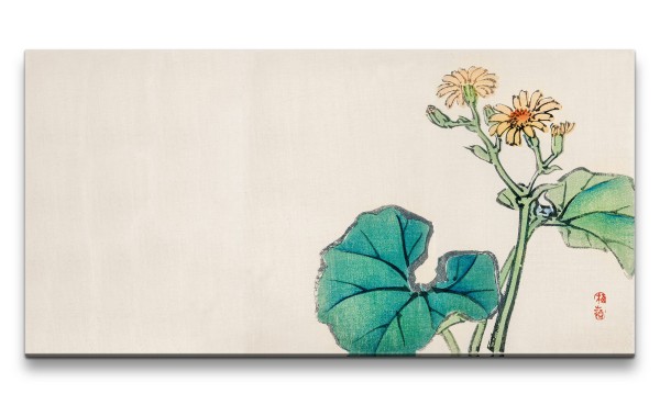 Remaster 120x60cm Traditionelle japanische Kunst Zeitlos Beruhigend Harmonie Blume