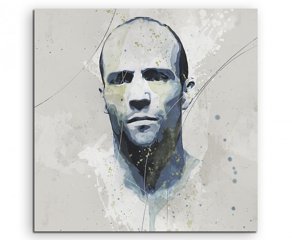 Jason Statham Aqua 60x60cm Aqua Art Wandbild