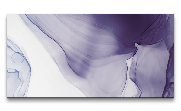 Leinwandbild 120x60cm Schöne Farben Abstrakt Dekorativ Kunstvoll Fließend