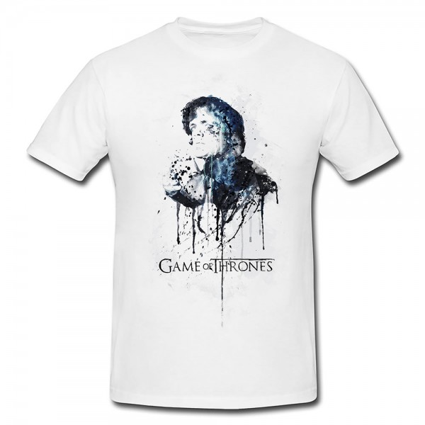 Tyrion Lennister Game of Thrones Premium Herren und Damen T-Shirt Motiv aus Paul Sinus Aquarell