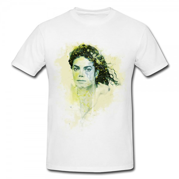 Michael Jackson VI Premium Herren und Damen T-Shirt Motiv aus Paul Sinus Aquarell