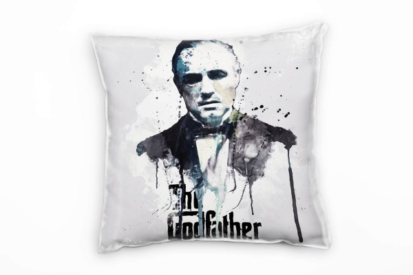 The Godfather Deko Kissen Bezug 40x40cm für Couch Sofa Lounge Zierkissen