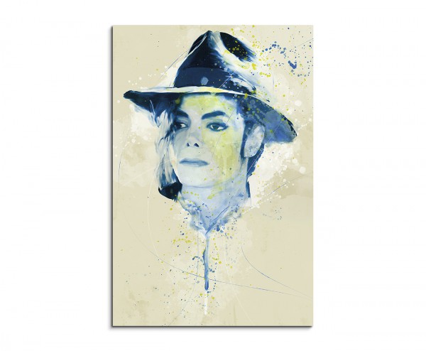 Michael Jackson I Aqua 90x60cm Wandbild Aquarell Art