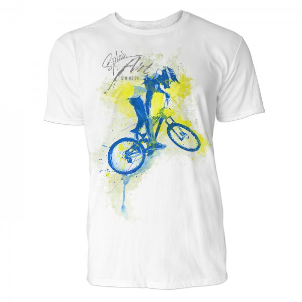 Radsport Sinus Art ® T-Shirt Crewneck Tee with Frontartwork
