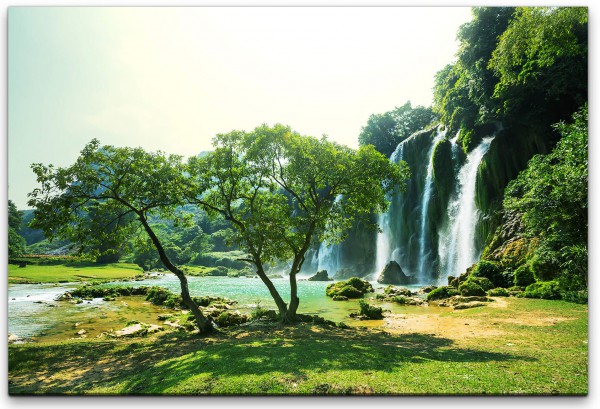 Vietnamesische Landschaft Wandbild in verschiedenen Größen